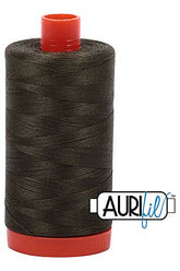 Aurifil Mako 50wt Cotton 1300 m 1422 yd. spool - 5012 Dark Green
